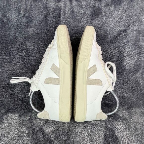 Veja Campo Leather White Almond Women’s 9 - Picture 5 of 8